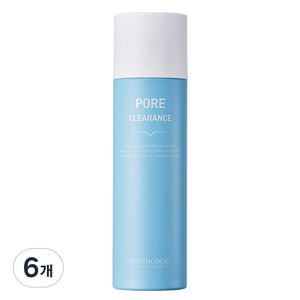스와니코코 포어 클리어런스 피지제거액, 100ml, 6개