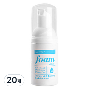 맑은그날 산소 리치 포밍워시 여성청결제, 20개, 30ml