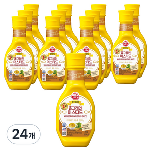 오뚜기 홀그레인 머스타드, 280g, 24개