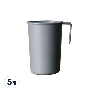 비스비바 밀폐 음식물 쓰레기통, 그레이, 5개