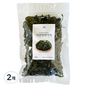맘씨푸드 기장 염장미역, 500g, 2개