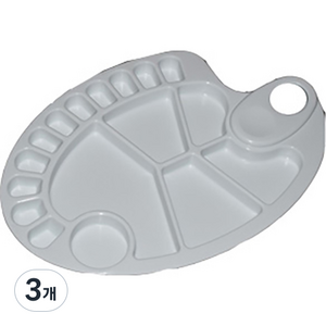 더조넷 타원형 팔레트, 12칸, 3개