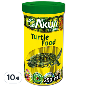 아트아쿠아 터틀 거북이 사료, 250ml, 10개