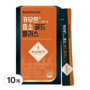 뉴트리원 카무트 브랜드 밀 효소 골드 플러스, 90g, 10개