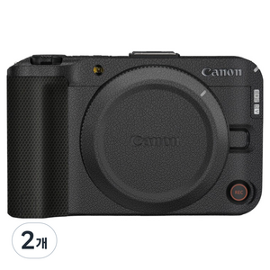 코엠스킨 캐논 EOS R50 V 카메라 스킨 보호 필름, 레더 블랙, 2개