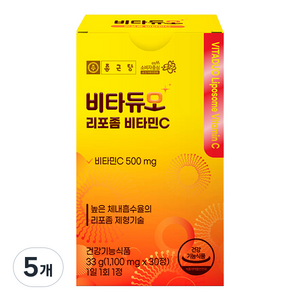 비타듀오 리포좀 비타민C 500mg, 30정, 5개