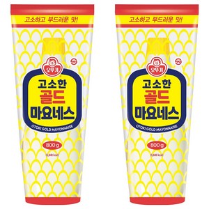 오뚜기 고소한 골드 마요네스, 800g, 2개