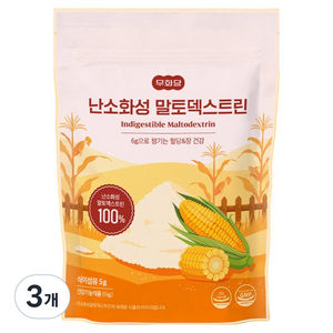무화당 난소화성 말토덱스트린 100%, 1kg, 3개