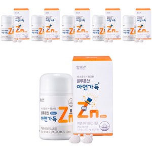 함소아 글루콘산 아연가득, 120정, 6개