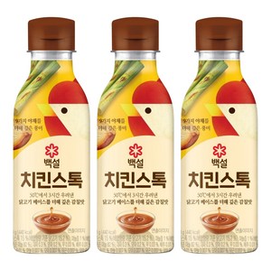 백설 깊은 감칠맛 치킨스톡, 350g, 3개