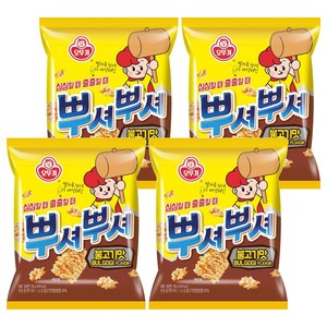 오뚜기 뿌셔뿌셔 불고기맛, 90g, 4개