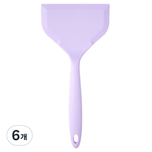 이지실리 실리콘 계란말이 뒤집개, 퍼플, 6개