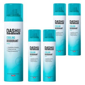 다슈 데일리 쿨링 핏 데오드란트 스프레이, 150ml, 5개