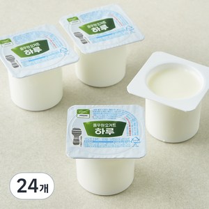 풀무원 하루 건강 요거트 컵 플레인, 320g, 6개