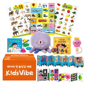 키즈바이브 베이비 첫 놀이감 세트, 기탄출판