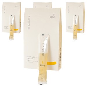 꿀마실 아카시아꿀 미니스틱, 120g, 4개