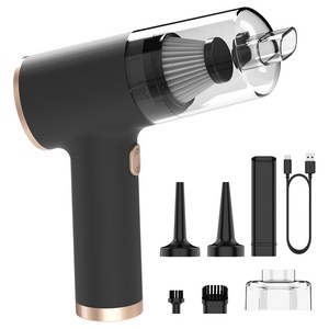 홈플래닛 2in1 차량용 50000rpm 무선 진공 컴팩트 청소기 & 에어건 세트, CPLB-WCBM01