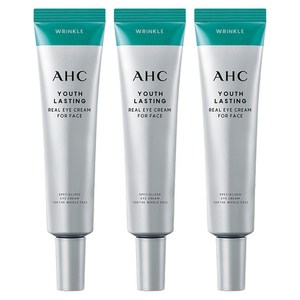 AHC 유스래스팅 리얼 아이크림 포 페이스, 35ml, 3개