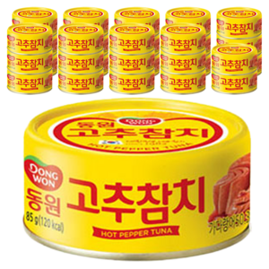 동원참치 고추 참치, 85g, 32개