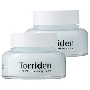토리든 다이브인 저분자 히알루론산 수딩 크림, 100ml, 2개