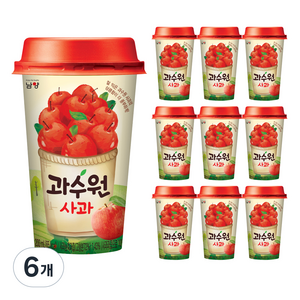 남양과수원 남양유업 사과 컵, 200ml, 60개