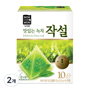 녹차원 맛있는 녹차 작설, 1.5g, 10개입, 2개