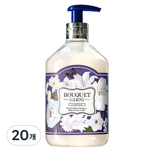 부케가르니 딥퍼퓸 샴푸 바닐라머스크, 500ml, 20개