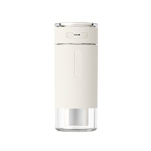 홈플래닛 듀얼 노즐 탁상용 미니 가습기 350ml, HO-008, 화이트