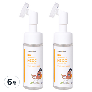 정글몬스터 반려동물 뽀독뽀독 워터리스 발 세정제, 150ml, 1개입, 6개