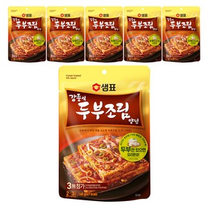 샘표 강릉식 두부조림 양념, 140g, 6개