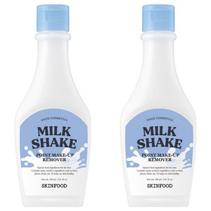 스킨푸드 밀크 쉐이크 포인트 메이크업 리무버, 160ml, 2개