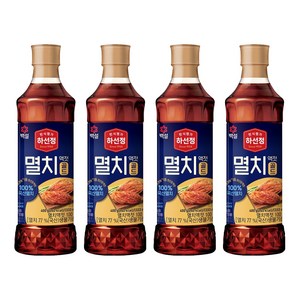 하선정 국산 멸치액젓 골드, 400g, 4개