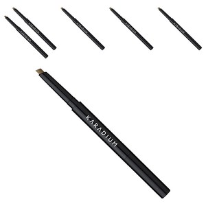 카라디움 플랫 아이브로우 오토펜슬 0.3g, 2호다크브라운, 6개