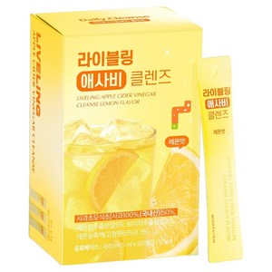 라이블링 애사비 클렌즈 레몬맛 30개입, 1개, 450ml