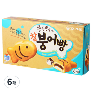 오리온 참붕어빵, 232g, 6개