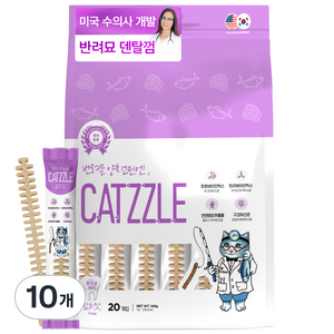 닥터페트라 캣즐 껌, 참치맛, 140g, 10개