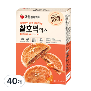 큐원 홈메이드 찰호떡 믹스, 40개, 400g