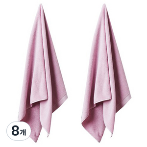 소프트터치 그레이쉬 바스타올 450g 30수 면사, 인디핑크, 8개