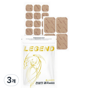 라오메뜨 프리미엄 준대형 소형 혼합형 건강패치, 3개, 208매