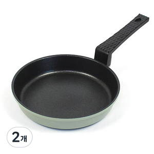 키친아트 인덕션 IH모던 그린 에그팬, 16cm, 2개