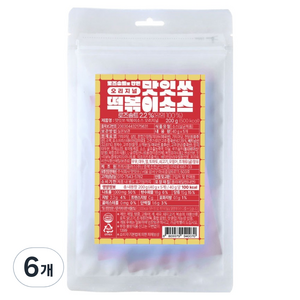 맛잇쏘 떡볶이 소스 오리지널 5p, 6개, 200g
