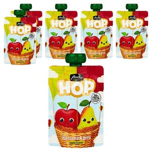 아넬라 HOP 과일 퓨레, 100g, 6개, 혼합맛(사과/사과배)