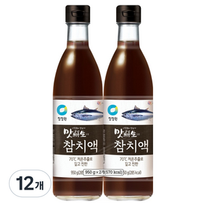 맛선생 참치액, 950g, 12개