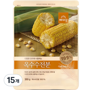 배대감 옥수수전분, 350g, 15개