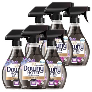 다우니 호텔 컬렉션 섬유스프레이 미스티크 향 본품, 6개, 360ml