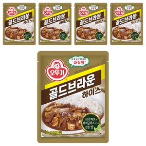 오뚜기 골드브라운 하이스, 1kg, 5개