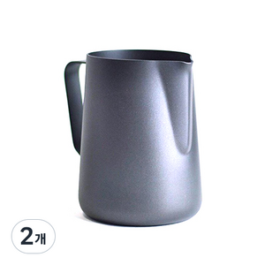 KC 테프론 스팀피쳐 350ml, 블랙, 2개