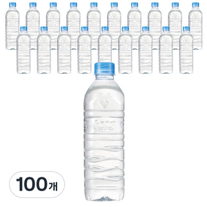 아이시스 ECO 생수 무라벨, 500ml, 100개