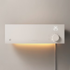 루메나 벽걸이 온풍기, 크림화이트, WARMER FRAME