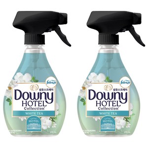다우니 호텔 컬렉션 섬유스프레이 화이트티 향 본품, 2개, 370ml
